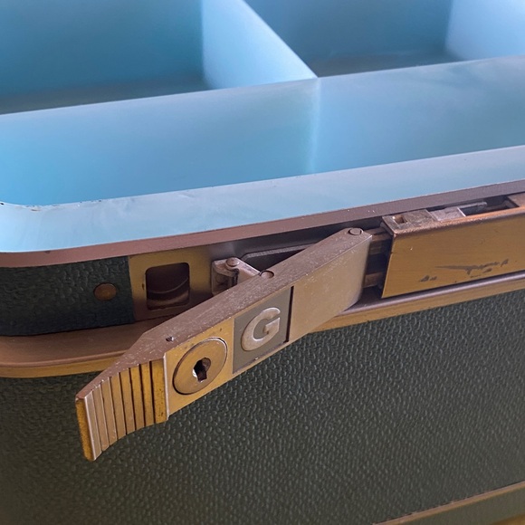 Vintage Samsonite Teal Travel Case - Picture 12 of 16